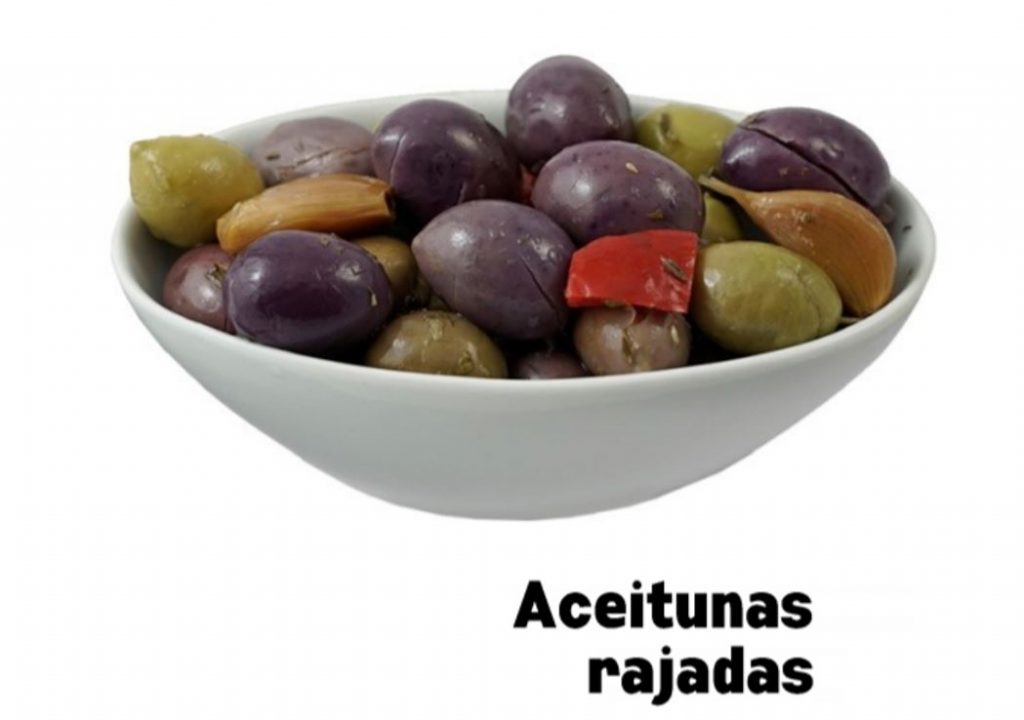 Receta Aceituna Rajada