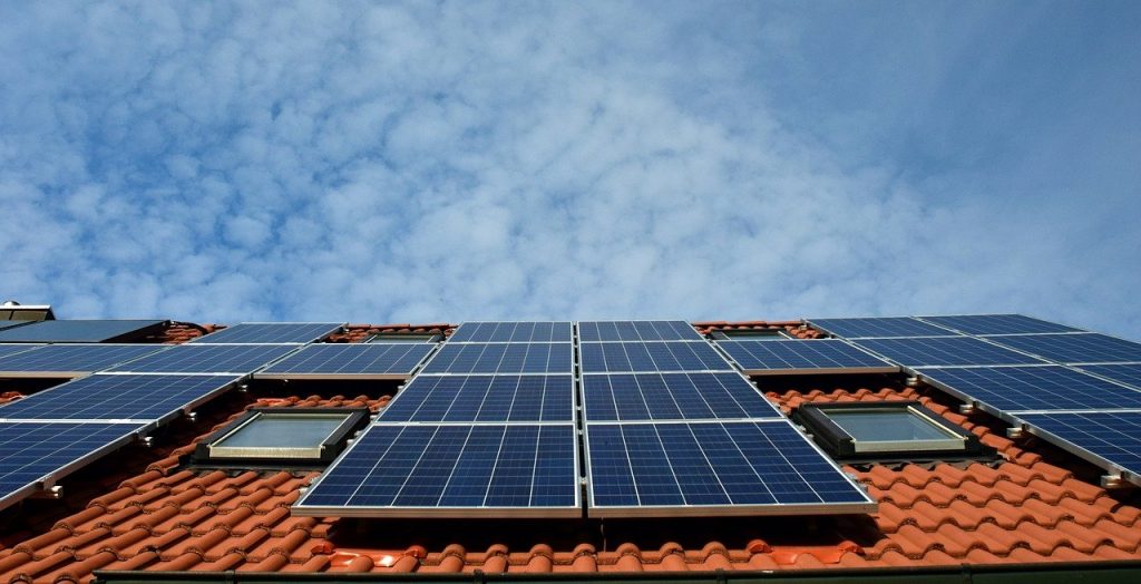 sistema solar, techo, generación de energía